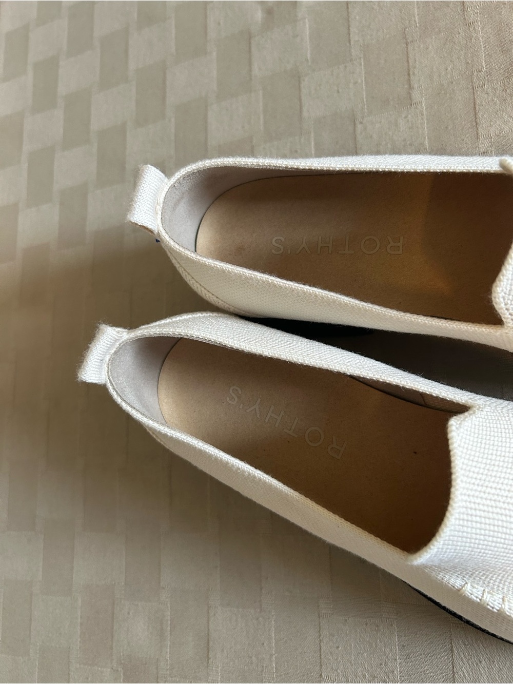 Rothy’s Merino Wool Blend The Lug Loafers in Ivory - Picture 6 of 15